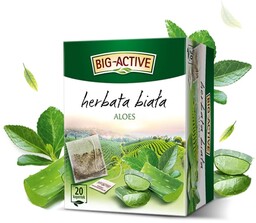 BIG ACITVE Herbata biała z aloesem 20tb