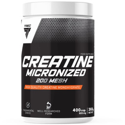 Trec, Creatine Micronized 200 Mesh, 400 kaps.