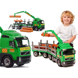 77cm Wielki Tir Dźwig Przyczepa Z Drewnem 8725