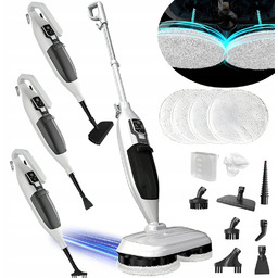 Wielofunkcyjny Myjka Parowa Parownica Czyścik Mop Obrotowy Parowy