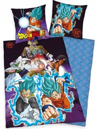 Dragonball Pościel 140x200 Bawełniana Dragon Ball Manga Son