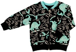 Bluza chłopca niemowlęca dresowa Nicol Dinozaur - 56