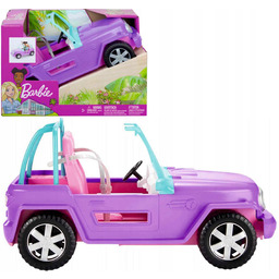 Barbie Samochód Kabriolet Auto Dla Lalki Różowy Terenowy
