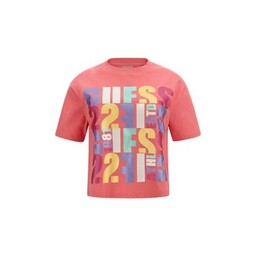 Guess T-Shirt Edwina V3GI08 I3Z14 Różowy Regular Fit