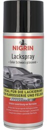 NIGRIN Lakier samochodowy Czarny połysk 74113 (400 ml)