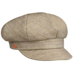 Czapka Kaszkiet z Lnu Anja Stripes by Mayser,