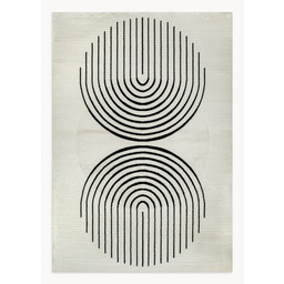 Eurofirany Dywan 60x100 Aurra 1 geometria kremowy 1900
