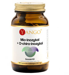 Yango Mio-Inozytol + D-Chiro-Inozytol, 100 kapsułek