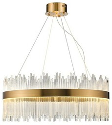 Delhi Crystal Rods - Żyrandol 60cm 3 barwy
