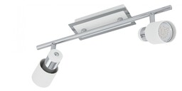 EGLO Lampa sufitowa LED Davida, 2-punktowa lampa sufitowa,