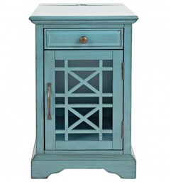Szafka Avola Antique Blue Livin Hill z Gniazdkiem