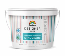 Farba lateksowa Beckers Designer white 10 l +10%