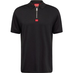 Koszulka polo z krótkim rękawem czarny t-shirt HUGO