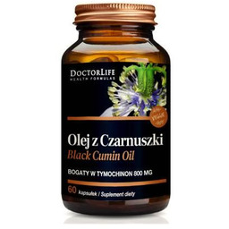 Doctor Life Olej z czarnuszki 800 mg, 60