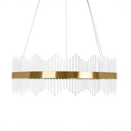 Delhi Crystal Rods - Żyrandol 800x260 mm, LED