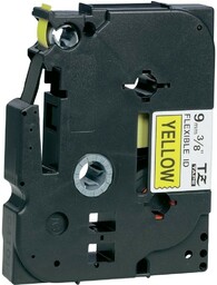 Brother TZEFX621 TZE-FX621 9mm czarne na żółtym