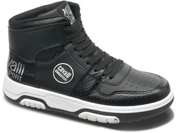 Sneakersy marki Cavalli Class model CW8759. Kolor Czarny,