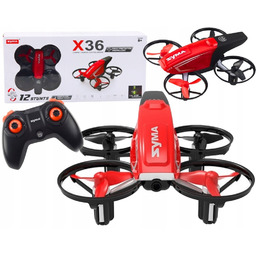 Dron Syma Zdalnie Sterowany X36 Czerwony Rc
