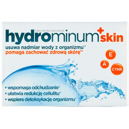 HYDROMINUM+SKIN Tabletki usuwające nadmiar wody w organizmie, pomagające