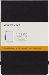 Notes Moleskine Reporterski P (9x14cm) w linie, twarda