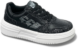 Sneakersy marki Cavalli Class model CW8753. Kolor Czarny,
