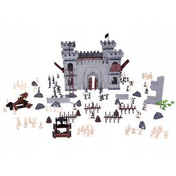 Zamek Żołnierzyki Z Akcesoriami Rycerze