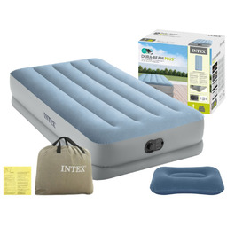 Materac Dmuchany Jednosobowy 99x191x36 Intex 64157 z Pompką