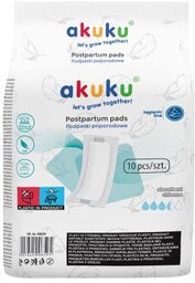 AKUKU Podpaski poporodowe, 10szt.