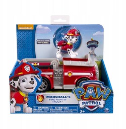 Psi Patrol Wóz Strażacki Figurka Marshall Paw Patrol