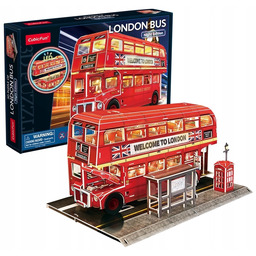 Puzzle 3D Londyński Autobus, Cubic Fun