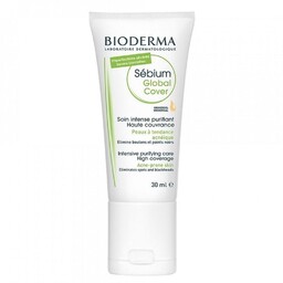 Bioderma Global Cover 30ml krem przeciwtrądzikowy do twarzy