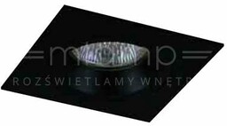 Wpuszczana lampa sufitowa Osta Nero Orlicki Design kwadratowa