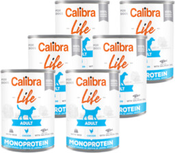 CALIBRA Dog Life Adult Chicken with rice 6x400g