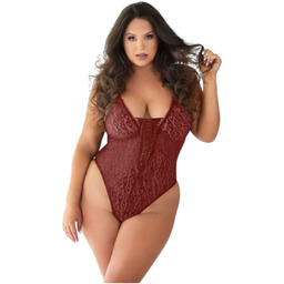 Allure - body w cętki (czerwony)