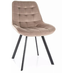 Krzesło Monti Velvet Ciemny Beż