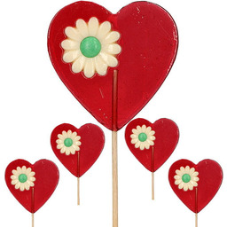 Lizaki Serca Lizak Serce Kwiatek 55Gr Na Walentynki