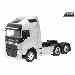 Autko model 1:32 Volvo Fh ciagnik trzyosiowy srebr