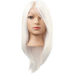 Efalock, główka fryzjerska, treningowa Stella, włosie kozy, jasne,