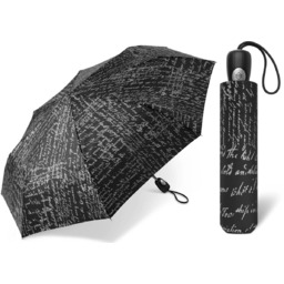Automatyczna Parasolka Damska Pierre Cardin Czarna W Srebrne