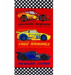 AUTA Cars Ręcznik kąpielowy plażowy 70 x 140