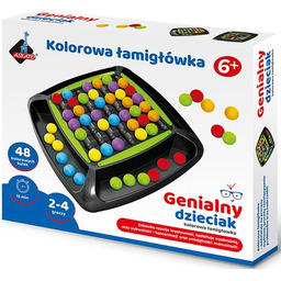ASKATO Gra logiczna Genialny dzieciak Kolorowa łamigłówka 112473
