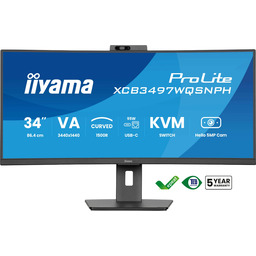 Monitor zakrzywiony iiyama ProLite XCB3497WQSNPH-B1 34" Uwqhd Usb-c