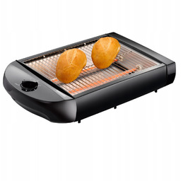 Toster płaski Melissa 600W 16140145 Czarny