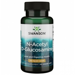 Swanson N-Acetyl D-Glukozamina, suplement diety, 60vcaps, ref.SWU931