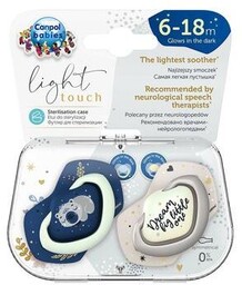 CANPOL BABIES Smoczek silikonowy symetryczny 6-18m SLEEPY KOALA