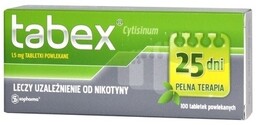 Tabex, Tabletki powlekane, 1,5 mg 100 Sztuk