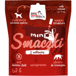 Syta Micha MINI smaczki z wołowiny 60g