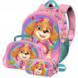 Psi Patrol Piórnik Podwójny Plecak Dziecięcy Torebka Premium