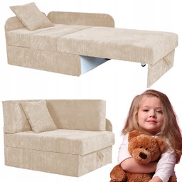 Kanapa rozkładana dla dzieci BONI narożnik do spania