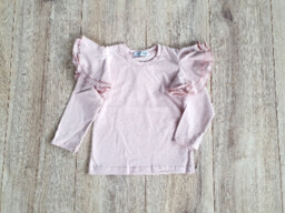 Gamex Bluzka dziecięca Motylek pudrowy róż